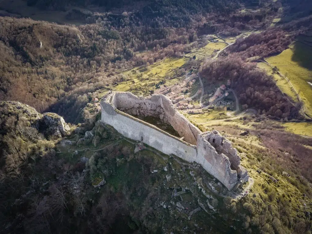 chateau de montsegur drone