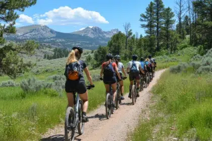 Blog 27 velo sur un chemin de terre